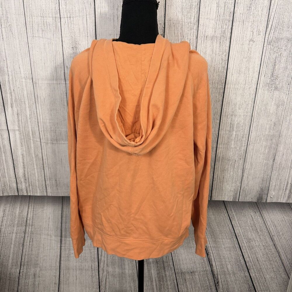 Harley-Davidson Motorcycles Women's XL Orange Long Sleeve Pullover Hoodie - Picture 3 of 8